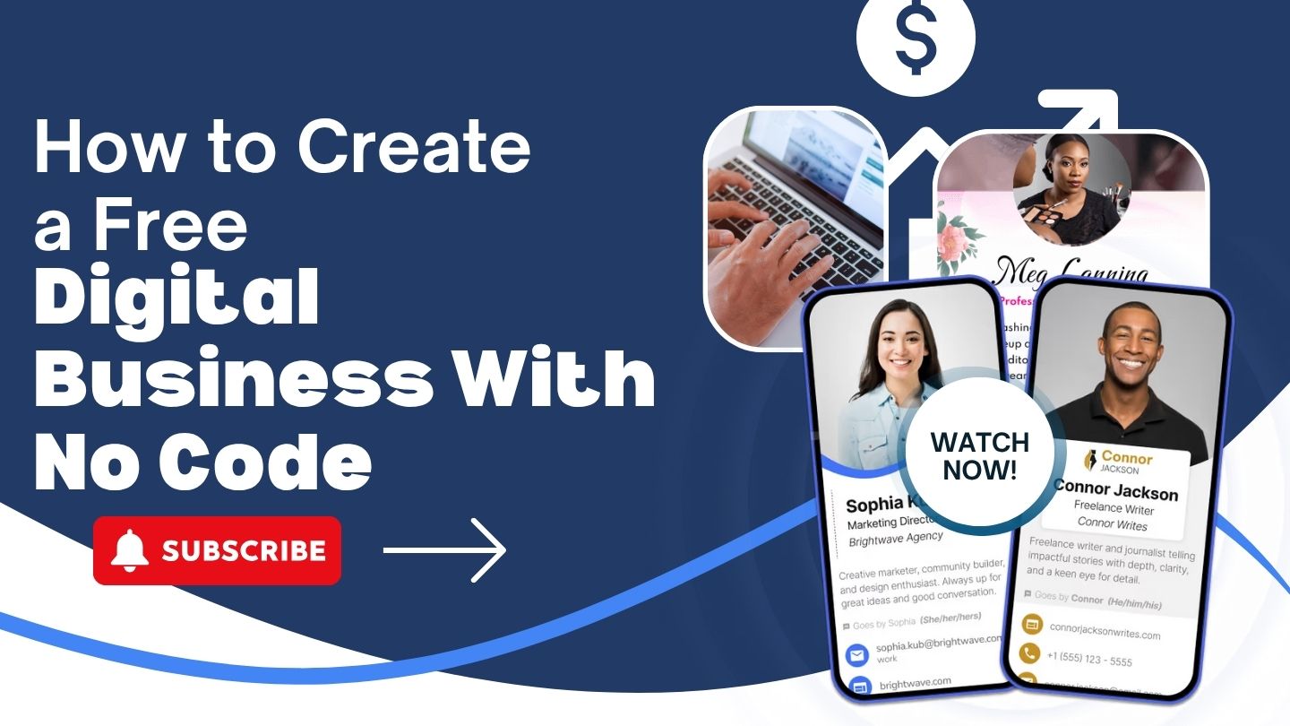 How to Create a Free Online Digital Business Card for Personal and Business Use — With No Code